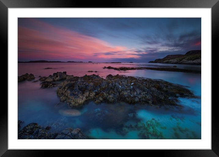 Sand eels Bay, Iona, Scotland Framed Mounted Print by Simon Booth