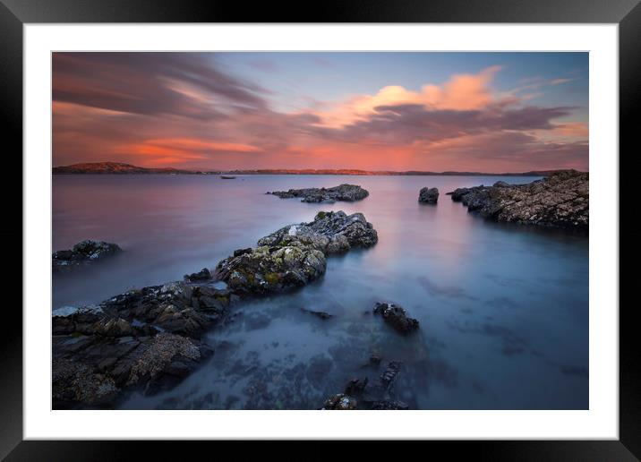 The Sound of Iona, Scotland Framed Mounted Print by Simon Booth