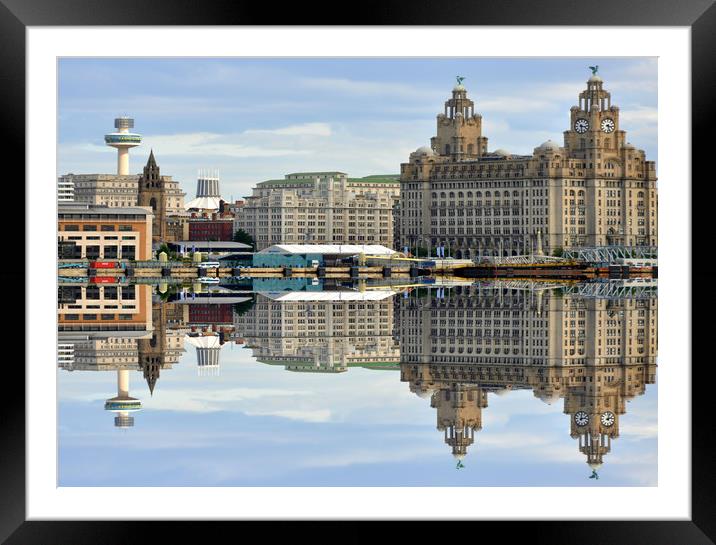 the skyline Framed Mounted Print by sue davies
