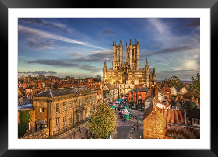 Lincoln Cathedral Framed Mounted Print by Martin Parkinson