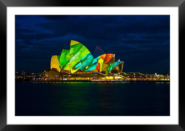 Sydney Opera House Framed Mounted Print by Kate Young