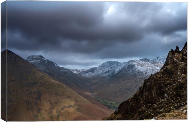 Wasdale Head Canvas Print by Paul Andrews