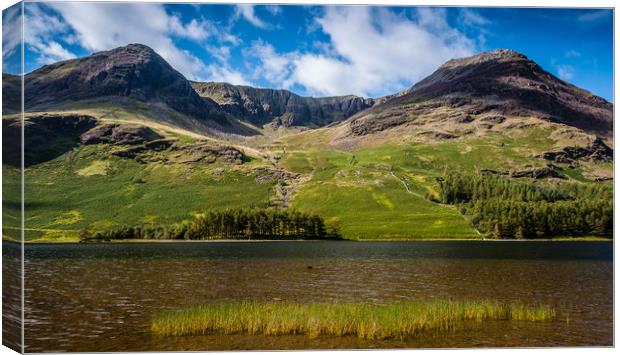 'The High Stile Ridge' Buttermere Canvas Print by Paul Andrews