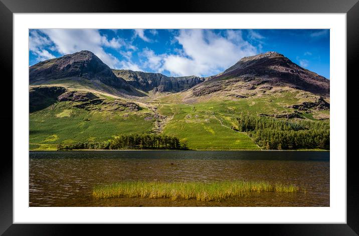 'The High Stile Ridge' Buttermere Framed Mounted Print by Paul Andrews