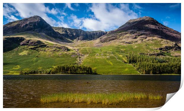 'The High Stile Ridge' Buttermere Print by Paul Andrews