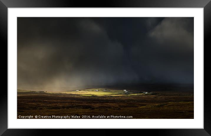 Staffin Storm Framed Mounted Print by Creative Photography Wales
