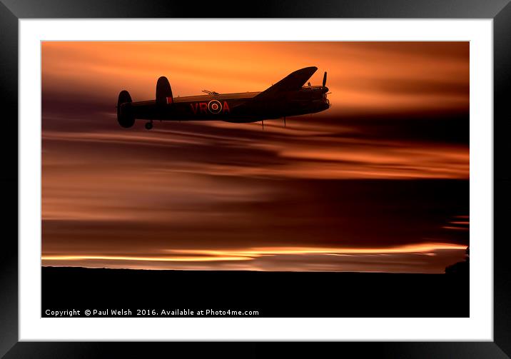Born To Fly Framed Mounted Print by Paul Welsh