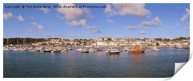 Saint Peter Port Harbour Print by Tom Wade-West