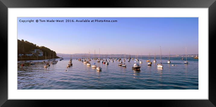 Brixham Outer Harbour Framed Mounted Print by Tom Wade-West