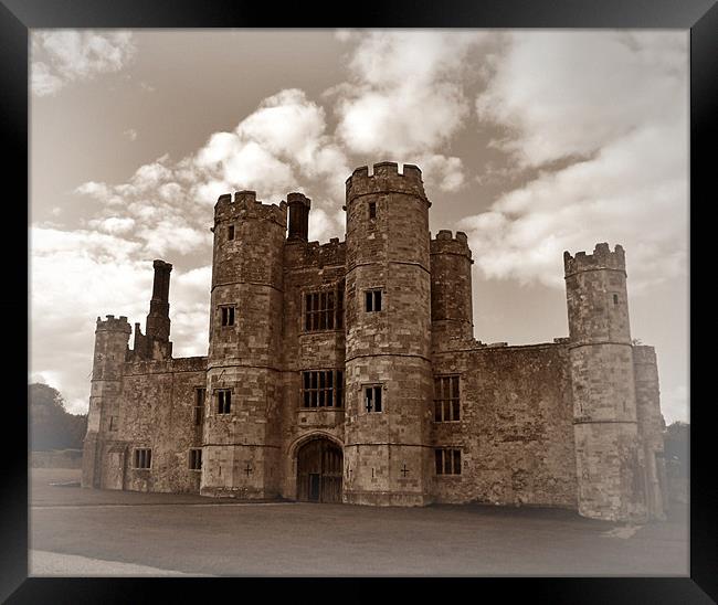 Titchfield Abbey - Soft edged framing Framed Print by Donna Collett
