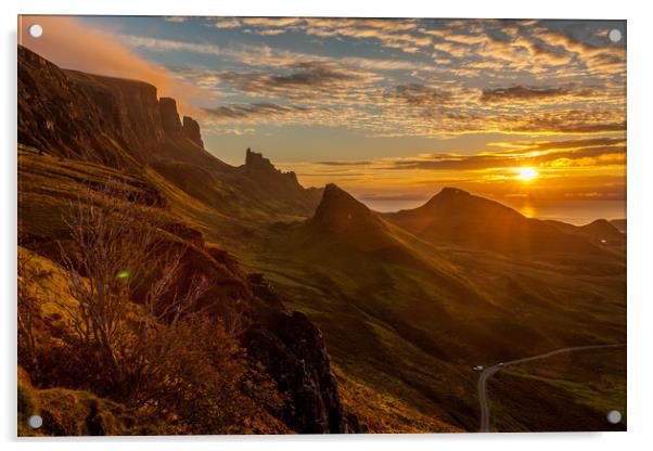 Sunrise @ Quiraing Acrylic by Thomas Schaeffer