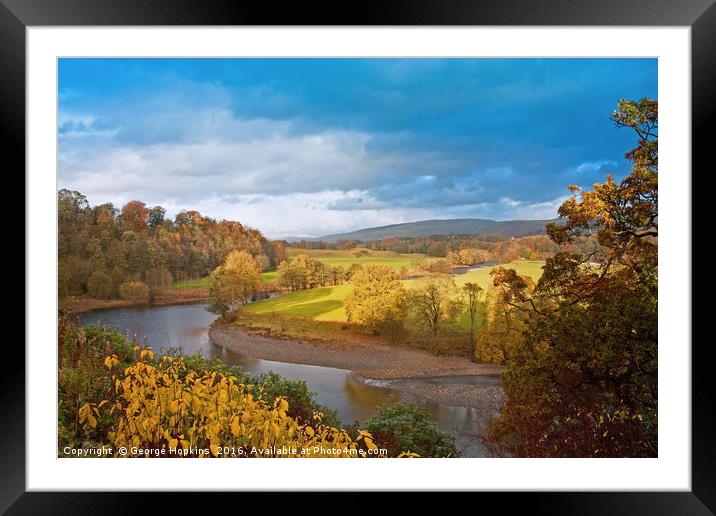 Late Afternoon Light at Ruskin View Framed Mounted Print by George Hopkins