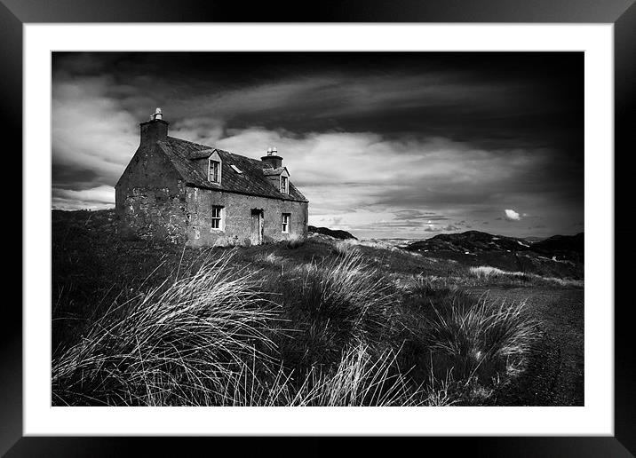 Abandoned Cottage Framed Mounted Print by Paul Davis