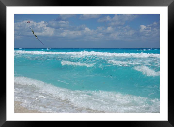 Summer day on a Carribean sea. Framed Mounted Print by Larisa Siverina