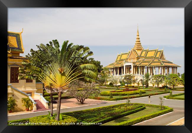 Royal Palace Phnom Penh, Cambodia. Framed Print by Robert Murray