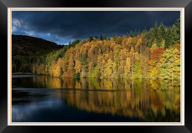Perthshire Autumn Framed Print by Matt Johnston