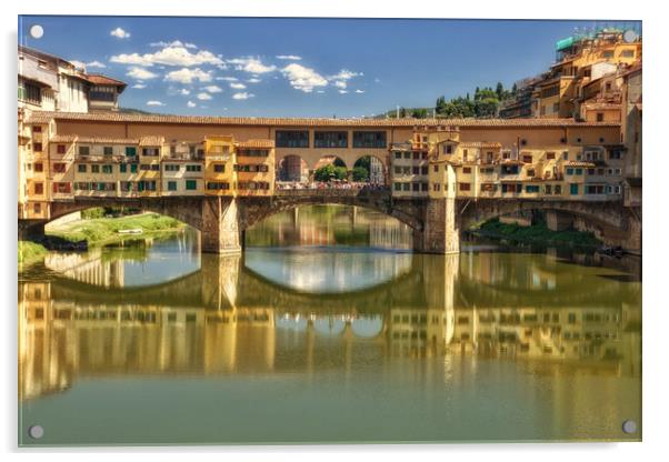 Ponte Vecchio, Florence, Italy Acrylic by Scott Anderson