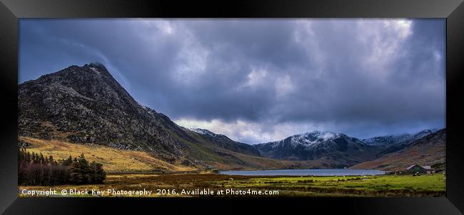 Wind over Tryfan, Snowdonia Framed Print by Black Key Photography
