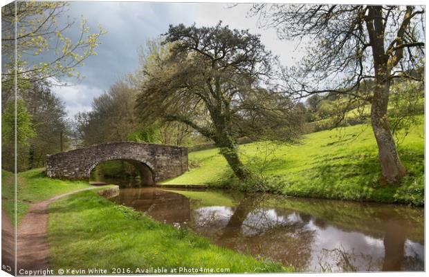 Brecon Canal Canvas Print by Kevin White