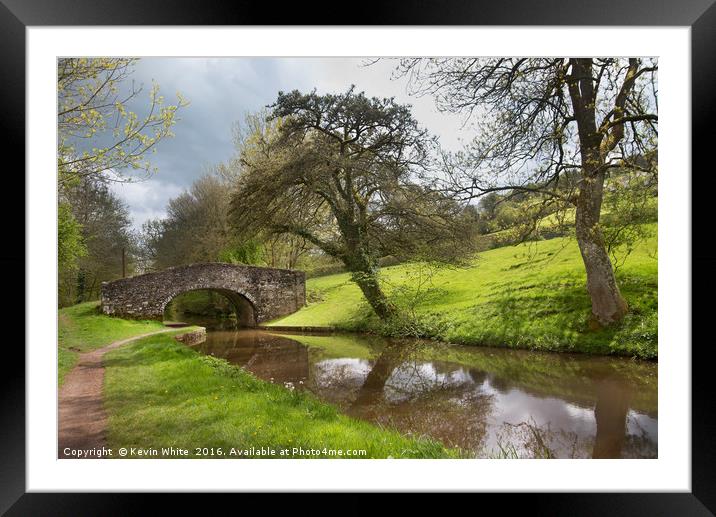 Brecon Canal Framed Mounted Print by Kevin White