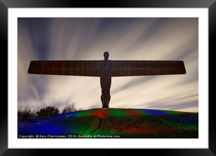 A Colourful Angel 2 Framed Mounted Print by Gary Clarricoates