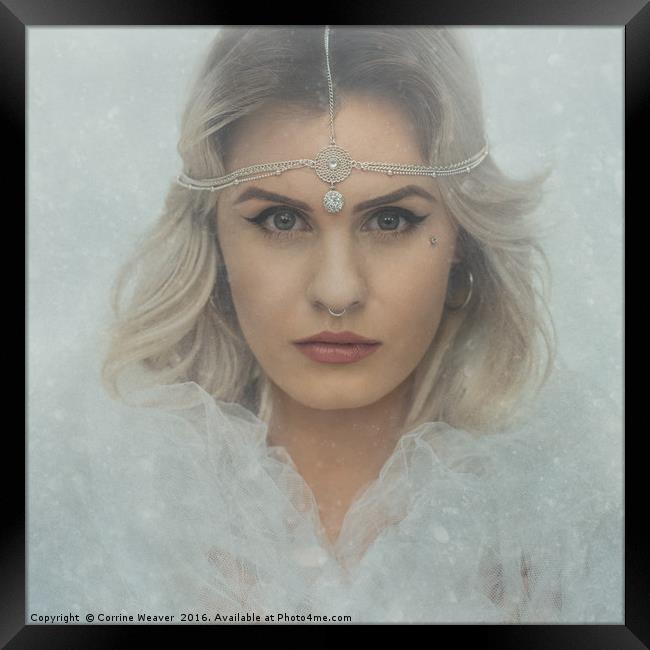 Snow Queen Framed Print by Corrine Weaver