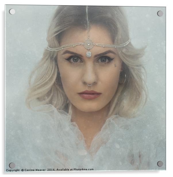 Snow Queen Acrylic by Corrine Weaver