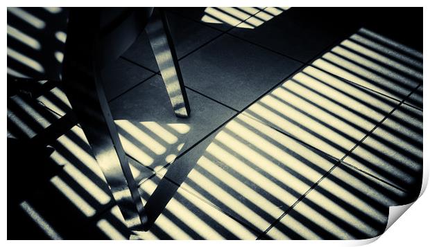 Shadow Slit Abstract Print by John Williams