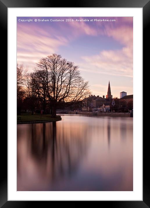 Bedford Reflections Framed Mounted Print by Graham Custance