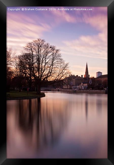 Bedford Reflections Framed Print by Graham Custance