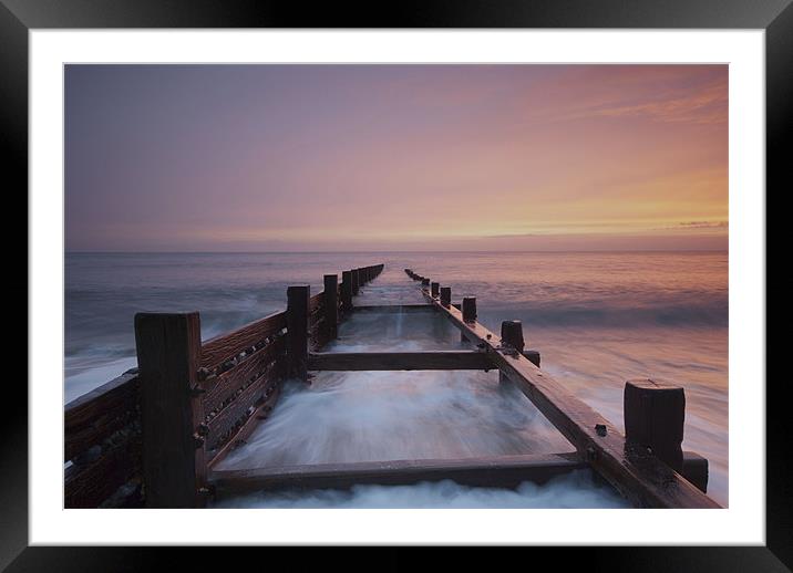 Happisburgh Dawn Framed Mounted Print by Martin Appleby