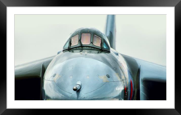 Up Close With XH558 Framed Mounted Print by J Biggadike