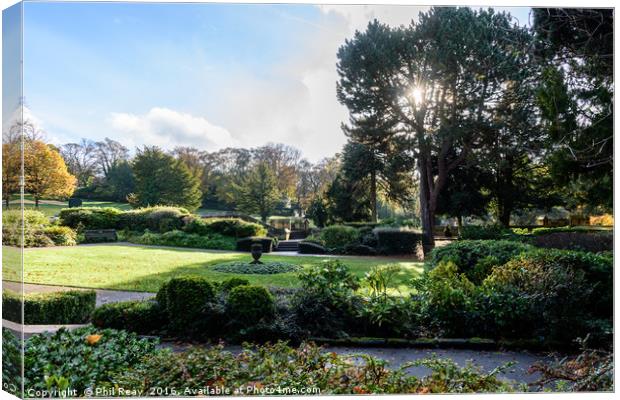 Saltwell Park Canvas Print by Phil Reay
