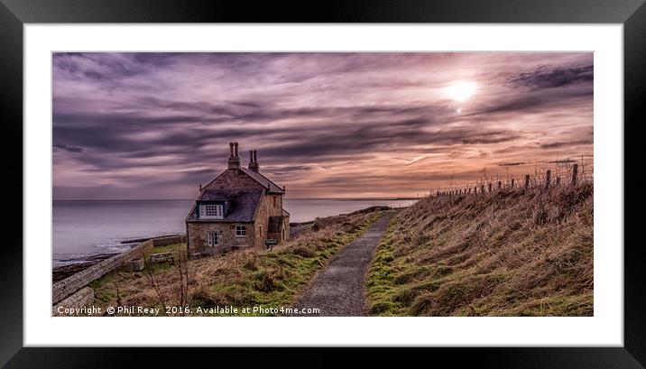 The Bathing House Framed Mounted Print by Phil Reay