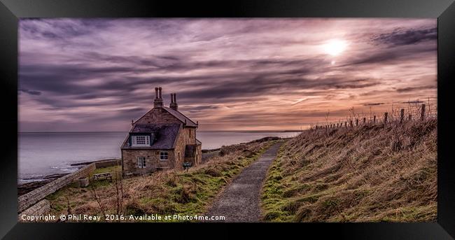 The Bathing House Framed Print by Phil Reay