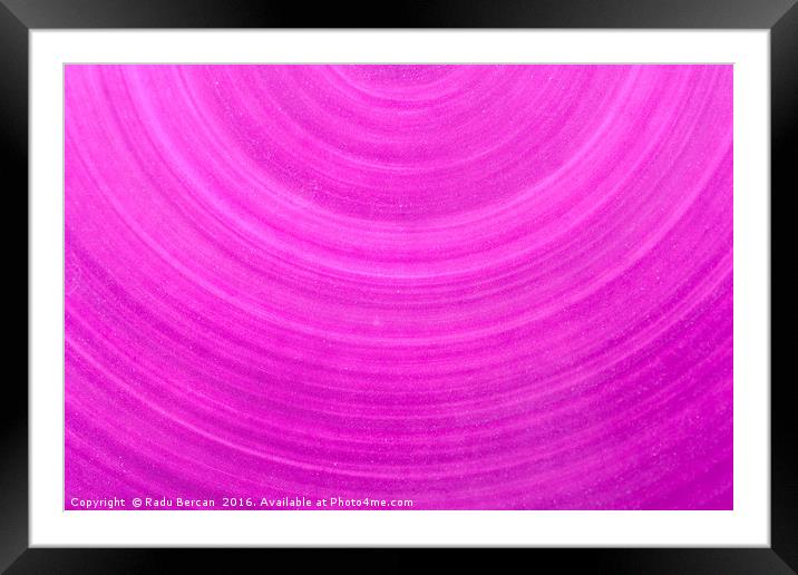 Purple Ceramic Texture Background Framed Mounted Print by Radu Bercan