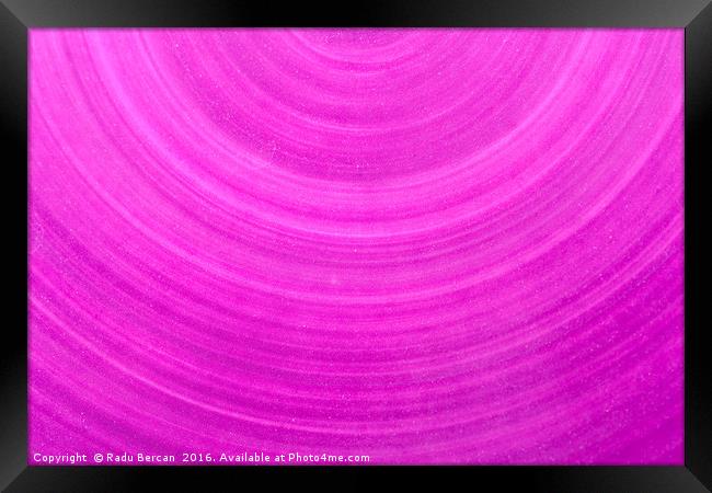 Purple Ceramic Texture Background Framed Print by Radu Bercan
