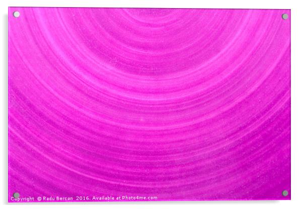 Purple Ceramic Texture Background Acrylic by Radu Bercan