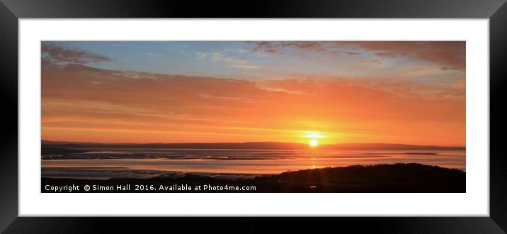 Birkrigg Sunrise Framed Mounted Print by Simon Hall