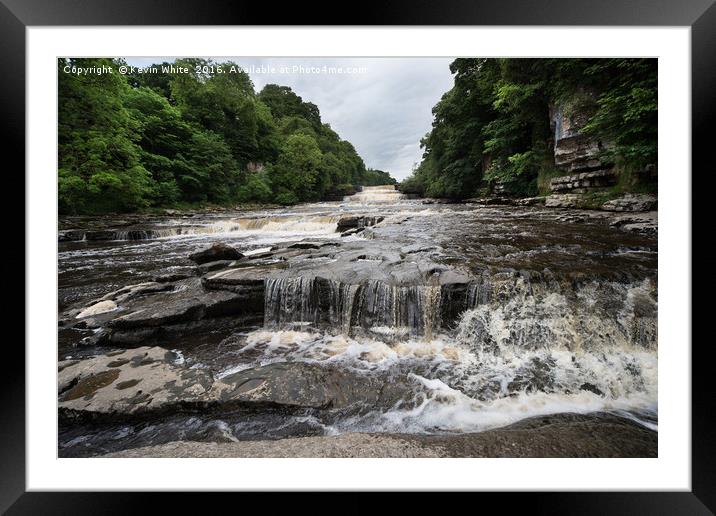 Best falls in England Framed Mounted Print by Kevin White