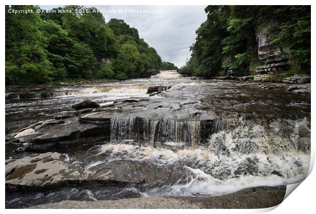 Best falls in England Print by Kevin White