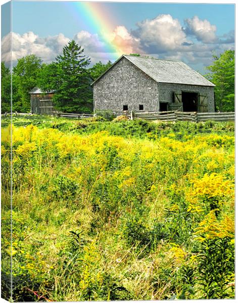 Old Barn Canvas Print by Mark Sellers