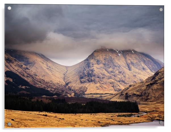 Glen Etive Acrylic by Tommy Dickson