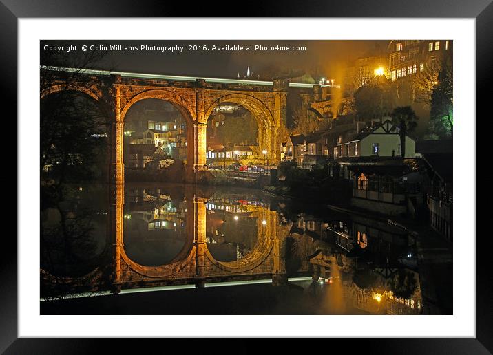  Night at  Knaresborough  2 Framed Mounted Print by Colin Williams Photography