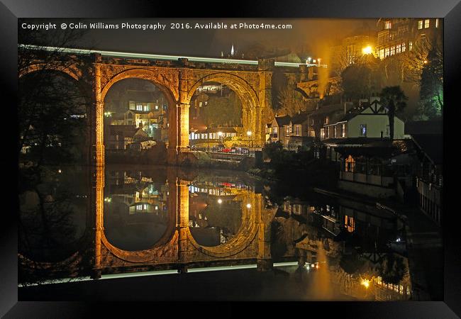  Night at  Knaresborough  2 Framed Print by Colin Williams Photography