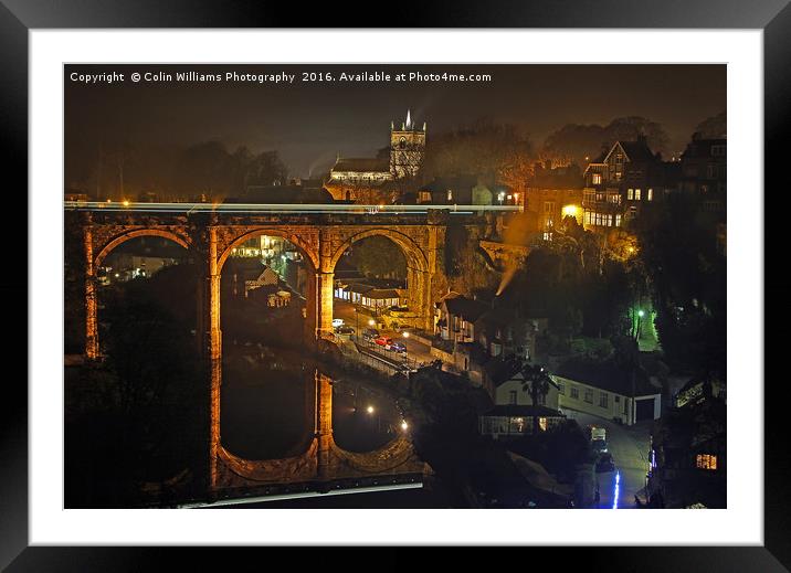 Night at  Knaresborough 3 Framed Mounted Print by Colin Williams Photography