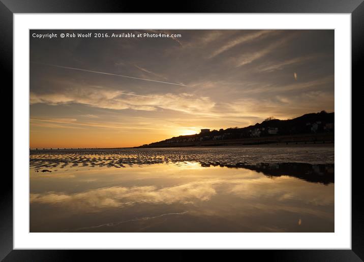 Frinton on Sea Framed Mounted Print by Rob Woolf