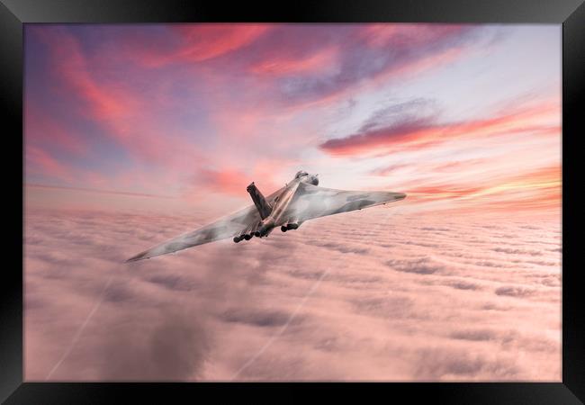 Vulcan Cloud Burst Framed Print by J Biggadike