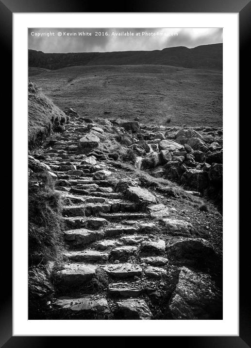 Scafell Pike Framed Mounted Print by Kevin White