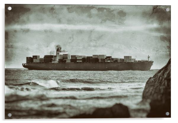 Ship - Wet Plate Vintage Collection Acrylic by Hemerson Coelho